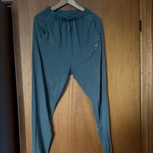 Gymshark Gray Joggers baggy lifting pants